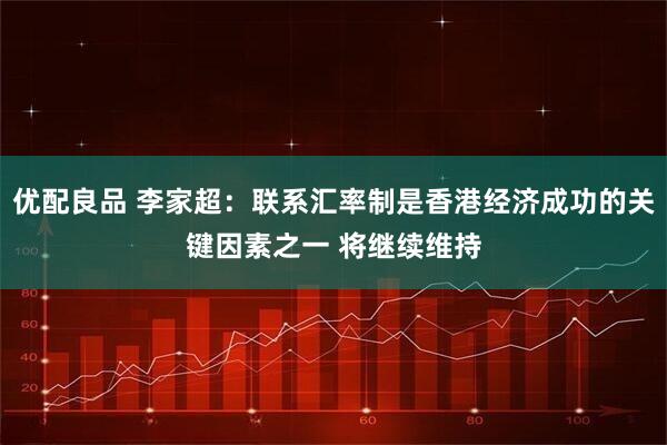优配良品 李家超：联系汇率制是香港经济成功的关键因素之一 将继续维持